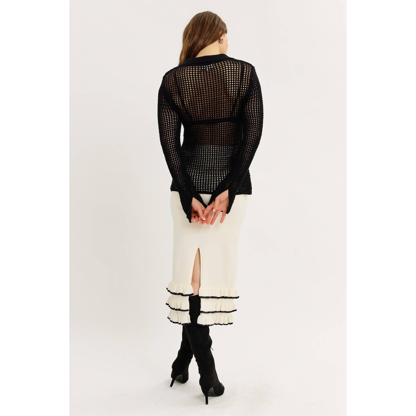 Bold Charmer Sweater Skirt
