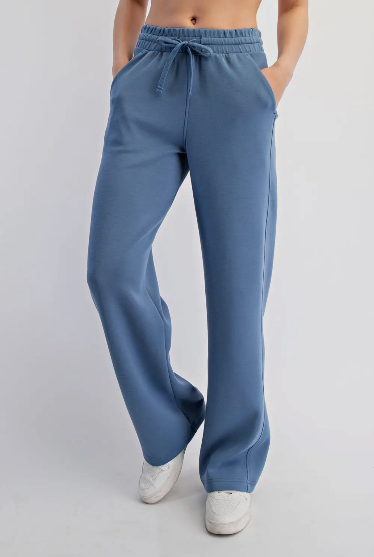 Ultimate Straight Wide Leg Pant In Paradise Blue