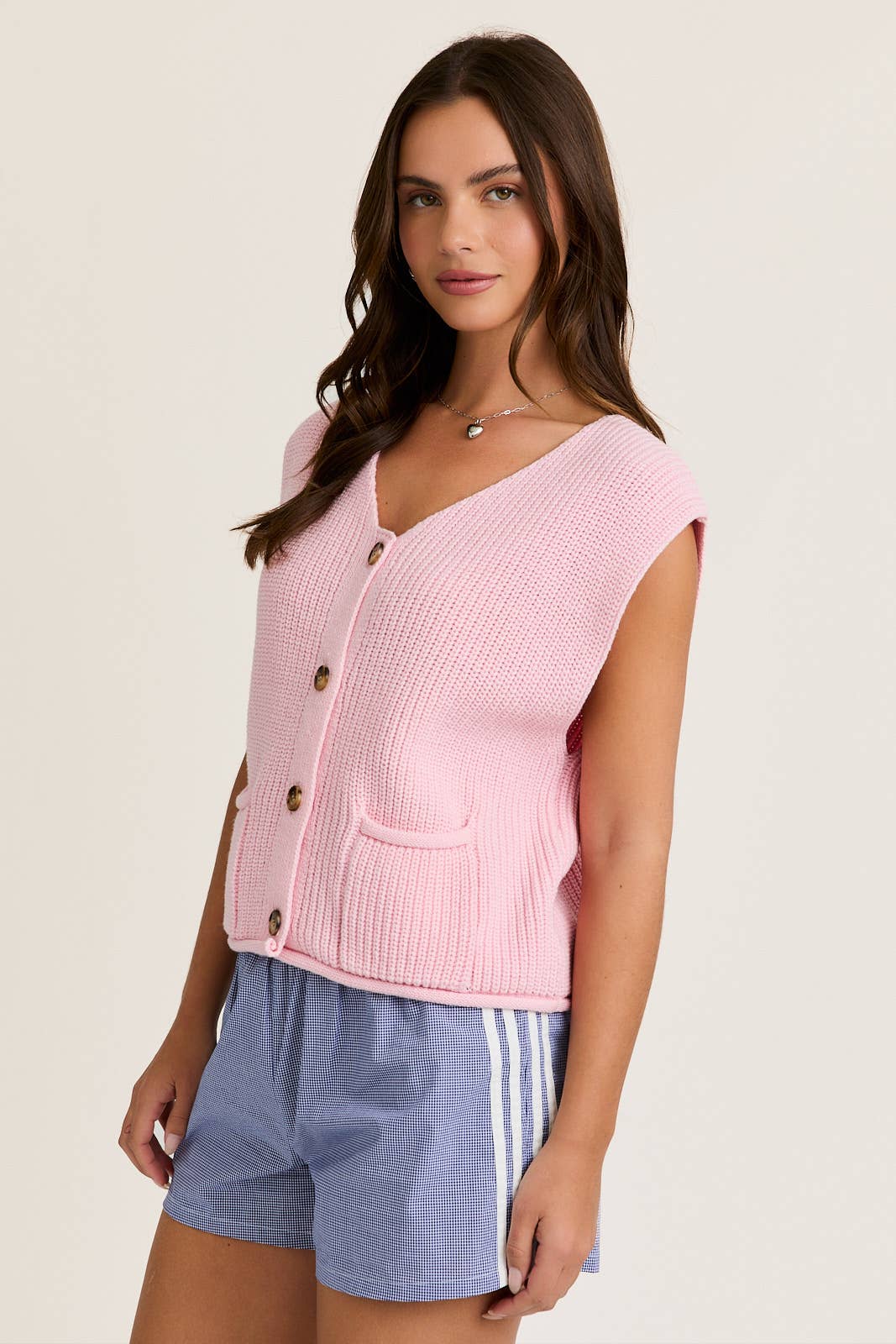 Pink Expectations Sweater Vest