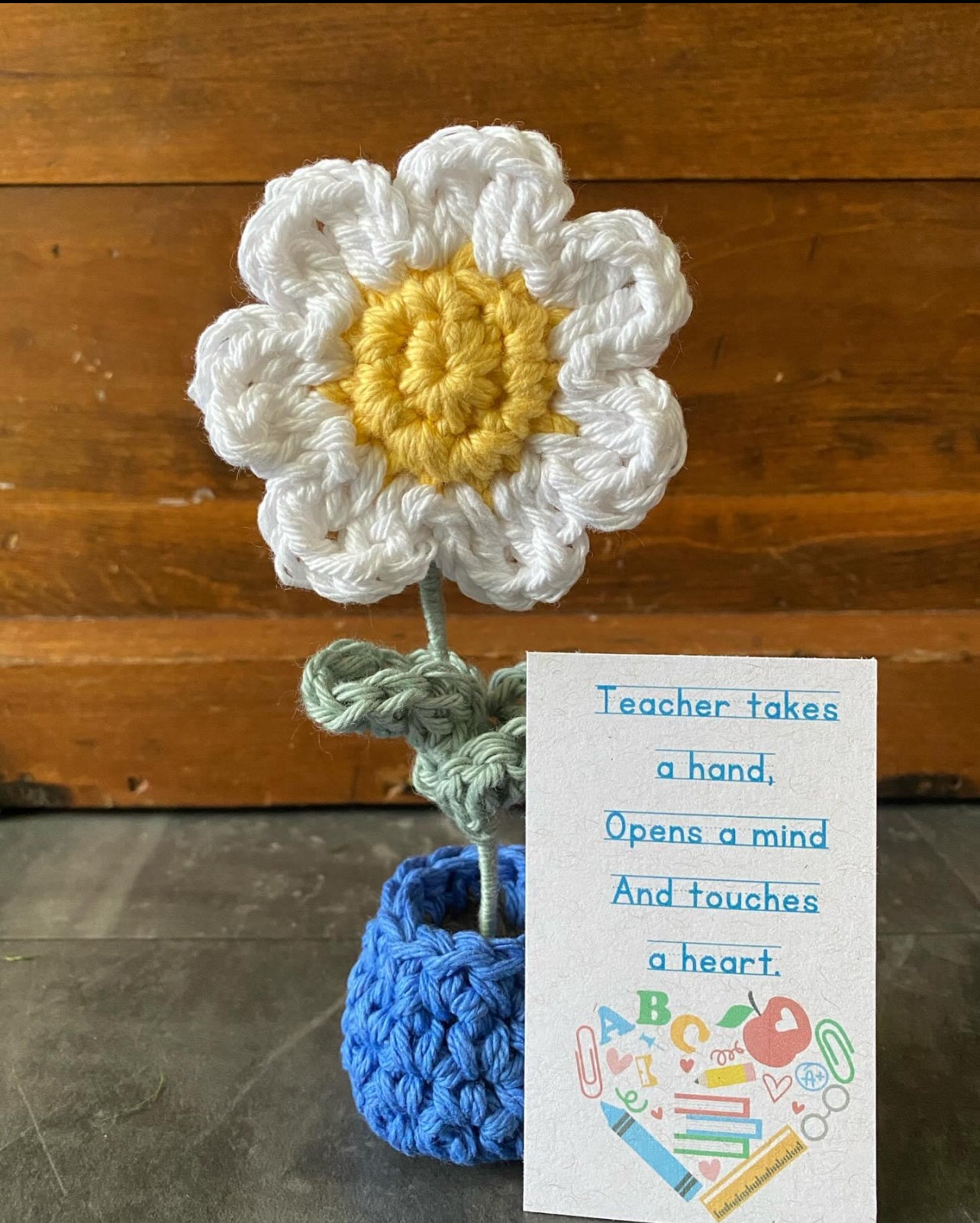 Crochet Flower Pot