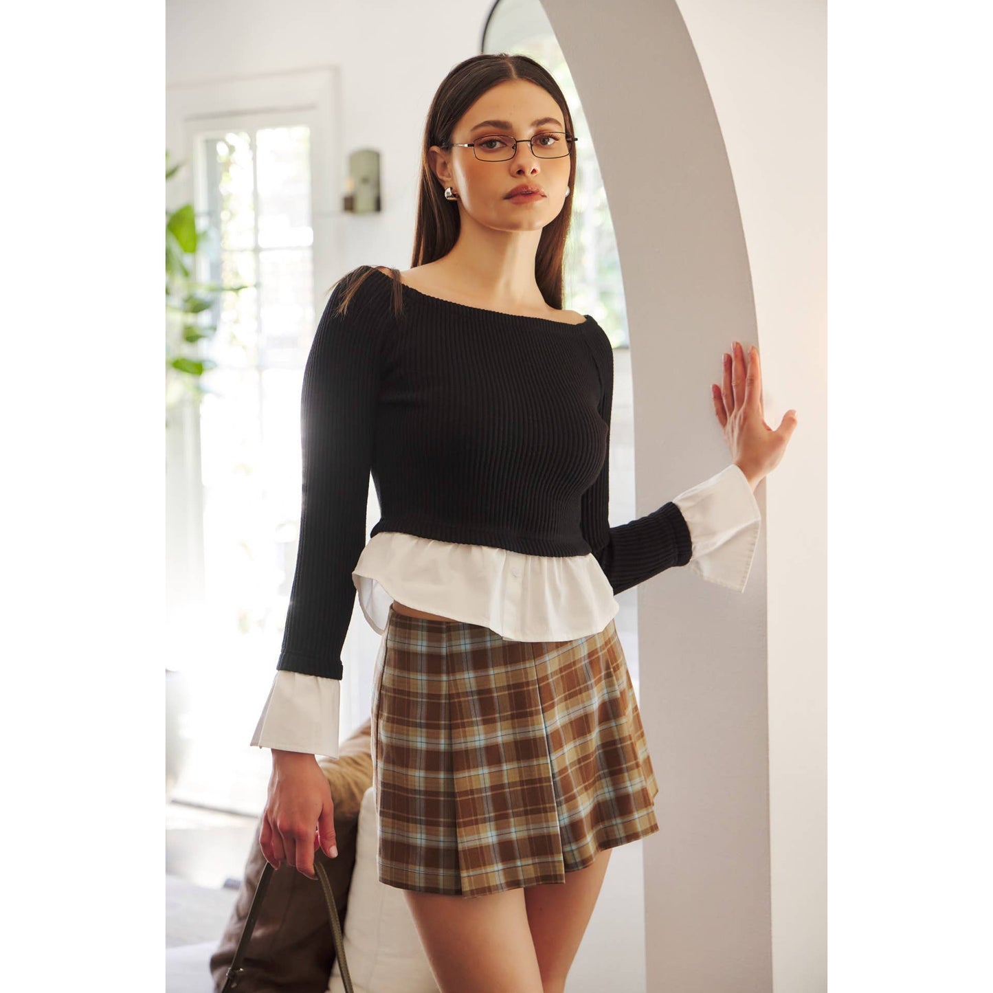 Preppy Minimalist Top