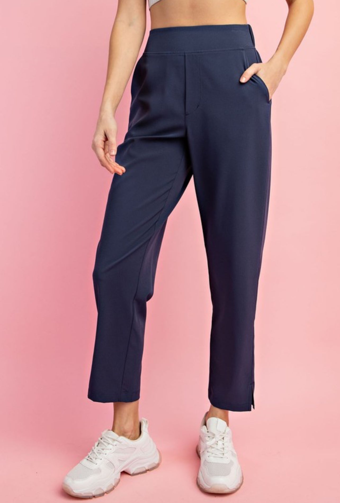 Meticulously Tailored Pants In Navy