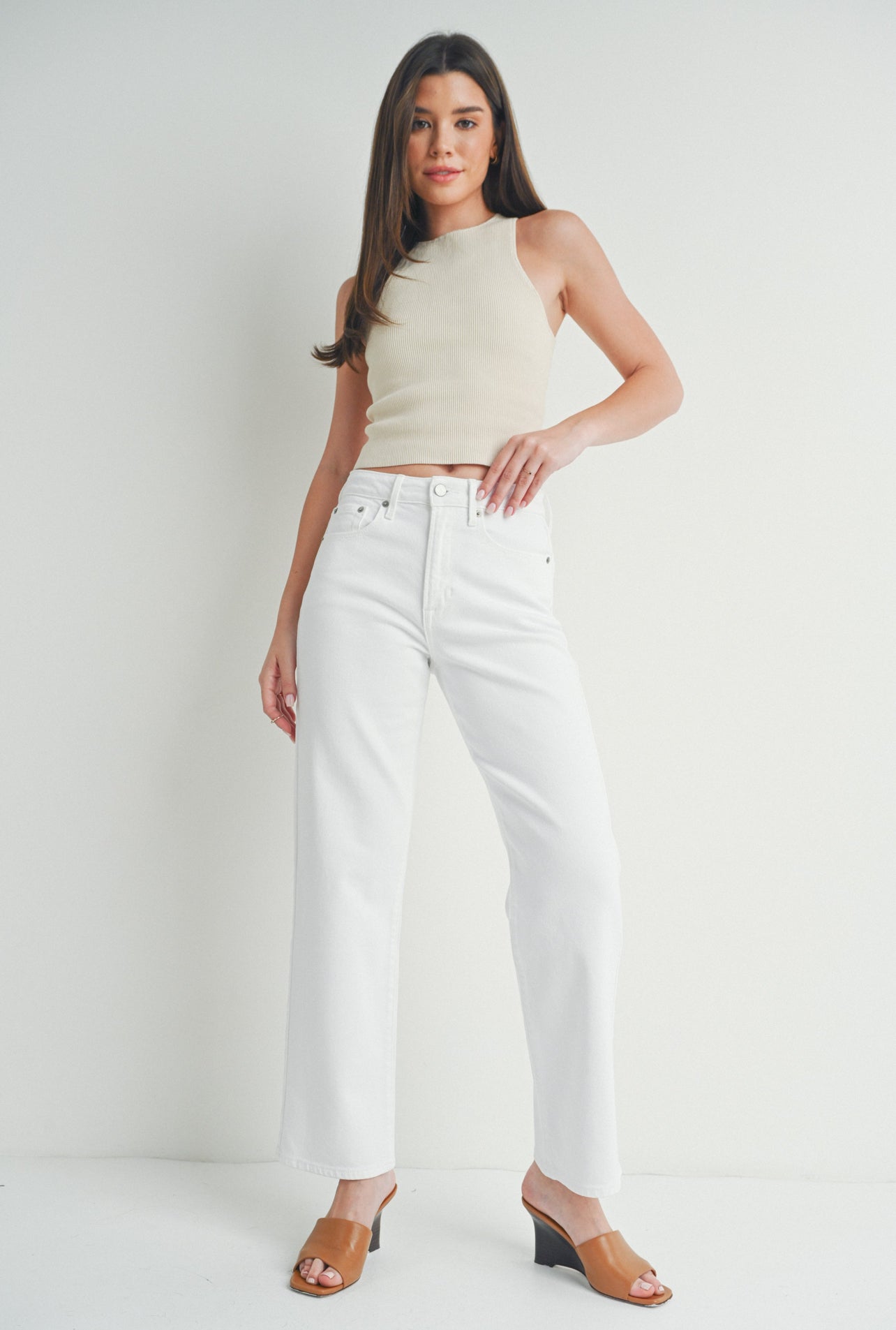 Plenty Of Options HR White Jean