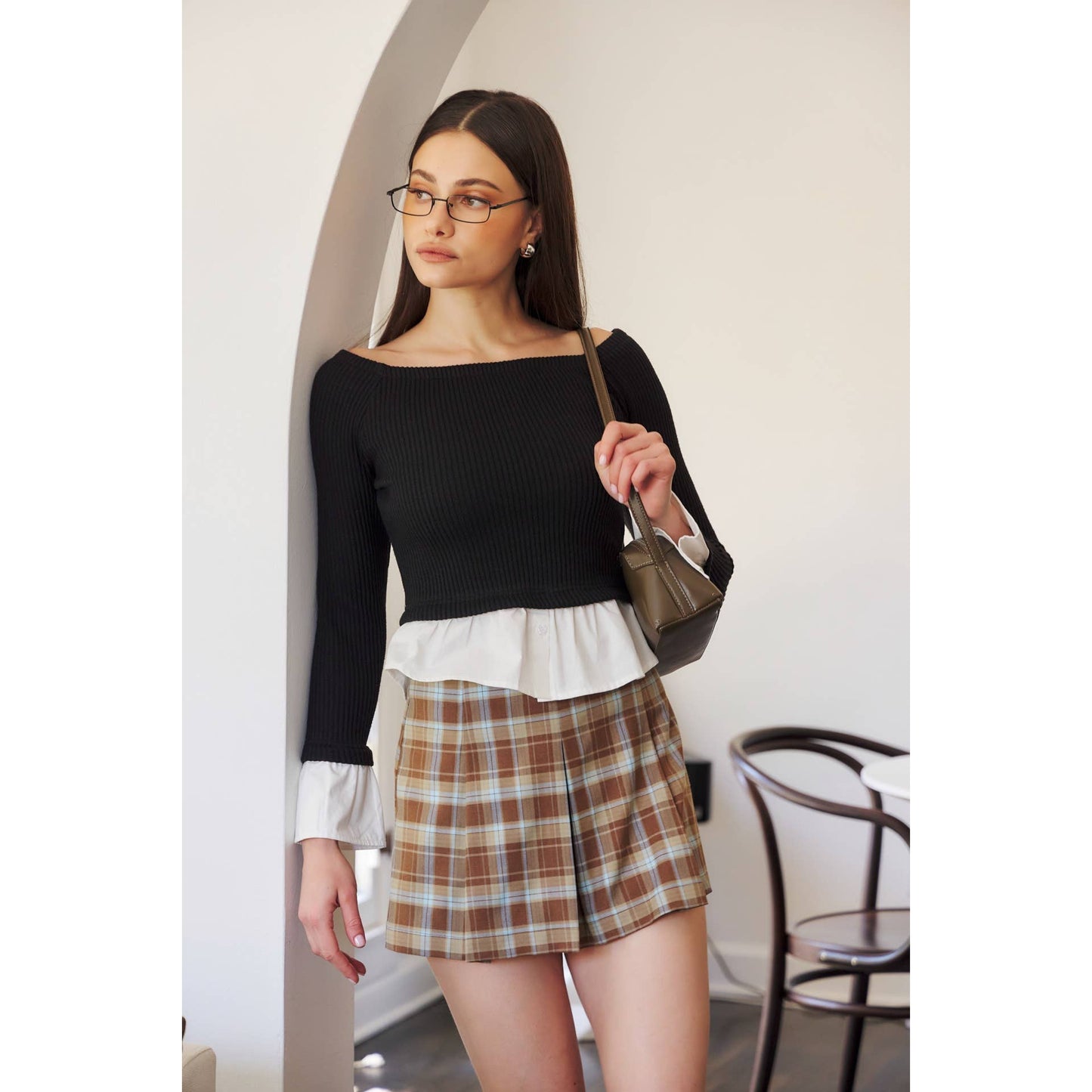 Preppy Minimalist Top