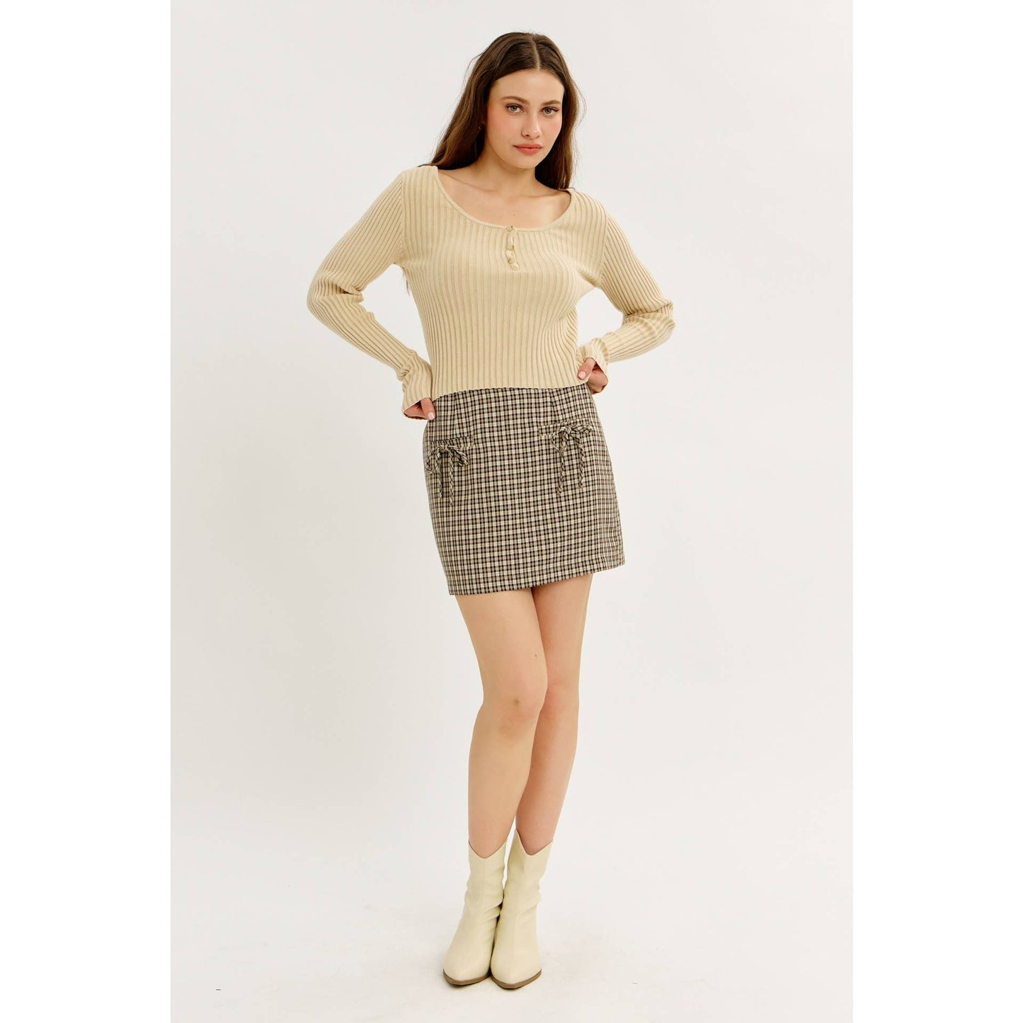 Preppy And Feminine Skirt