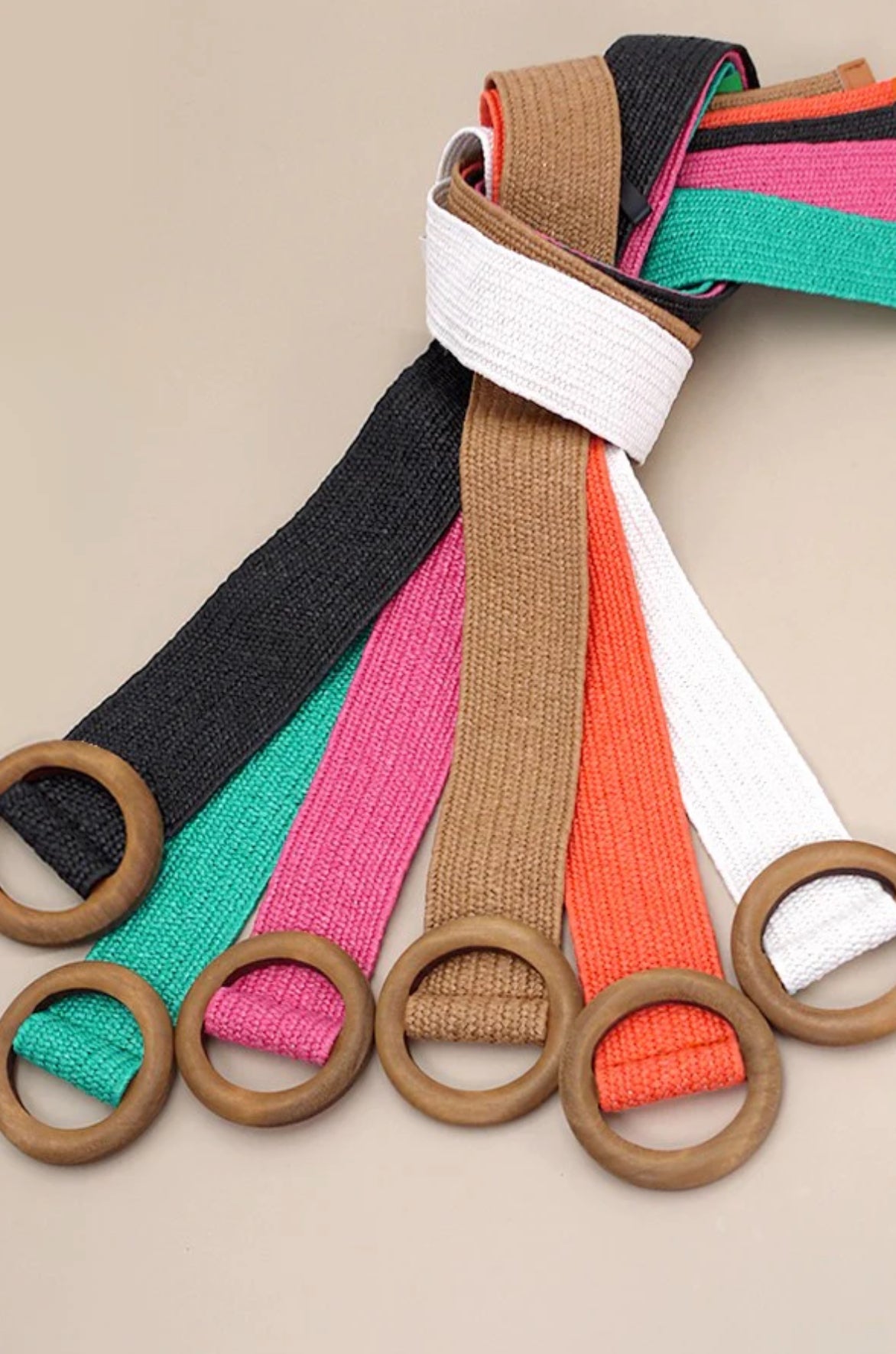 Rattan Stretch Belt