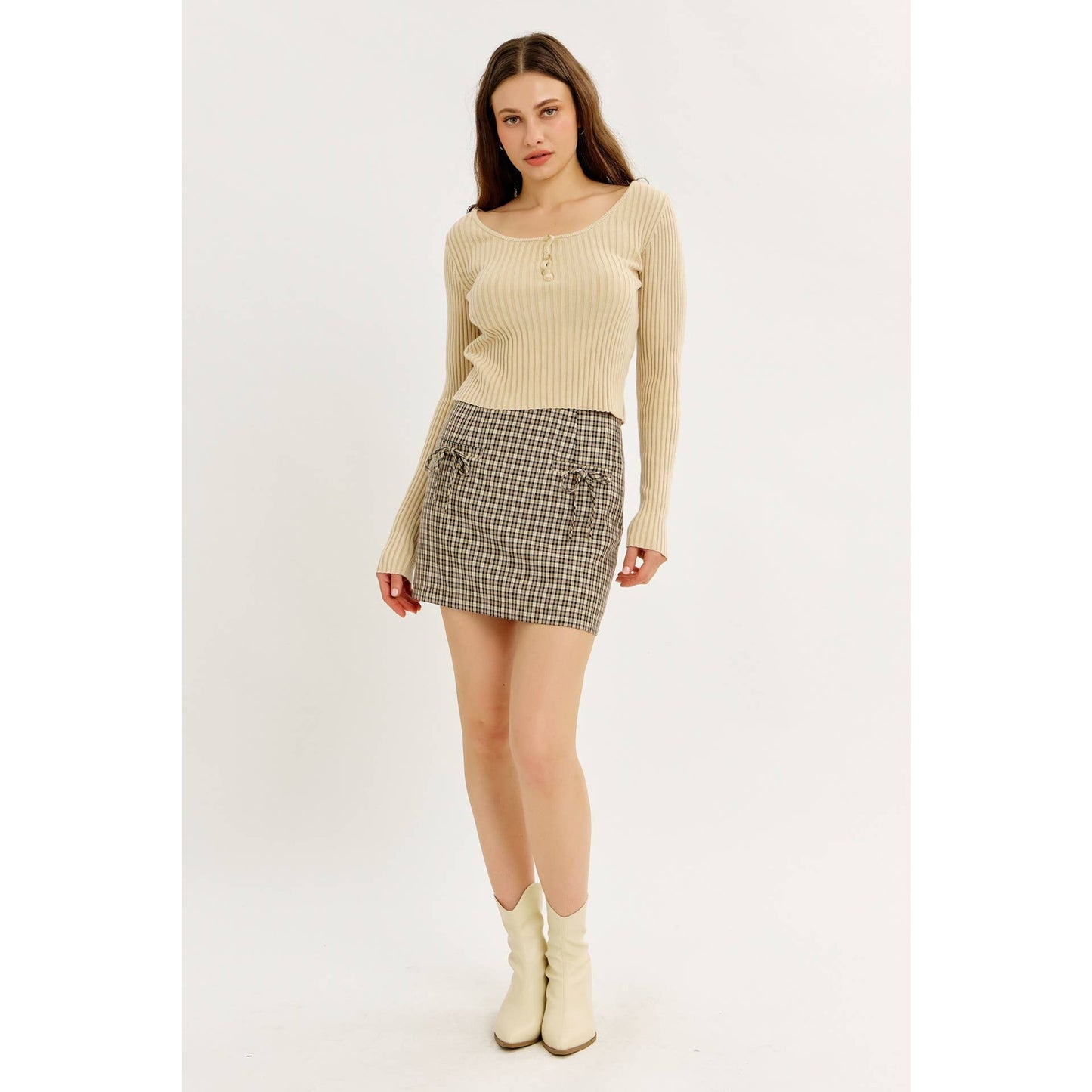 Preppy And Feminine Skirt