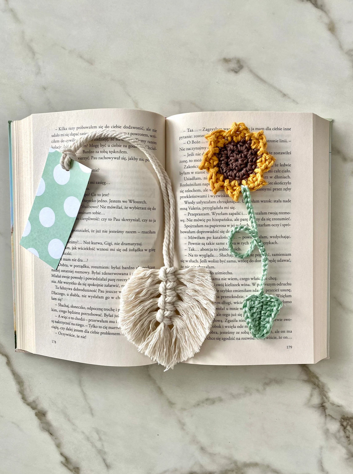 Flower Crochet Bookmark