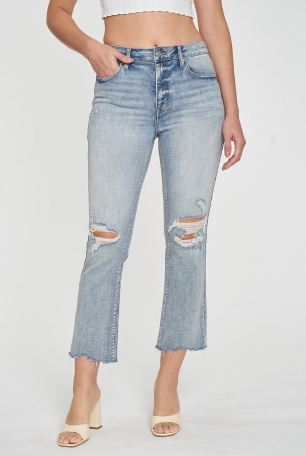 Ryder HR Cropped Bootcut Jeans