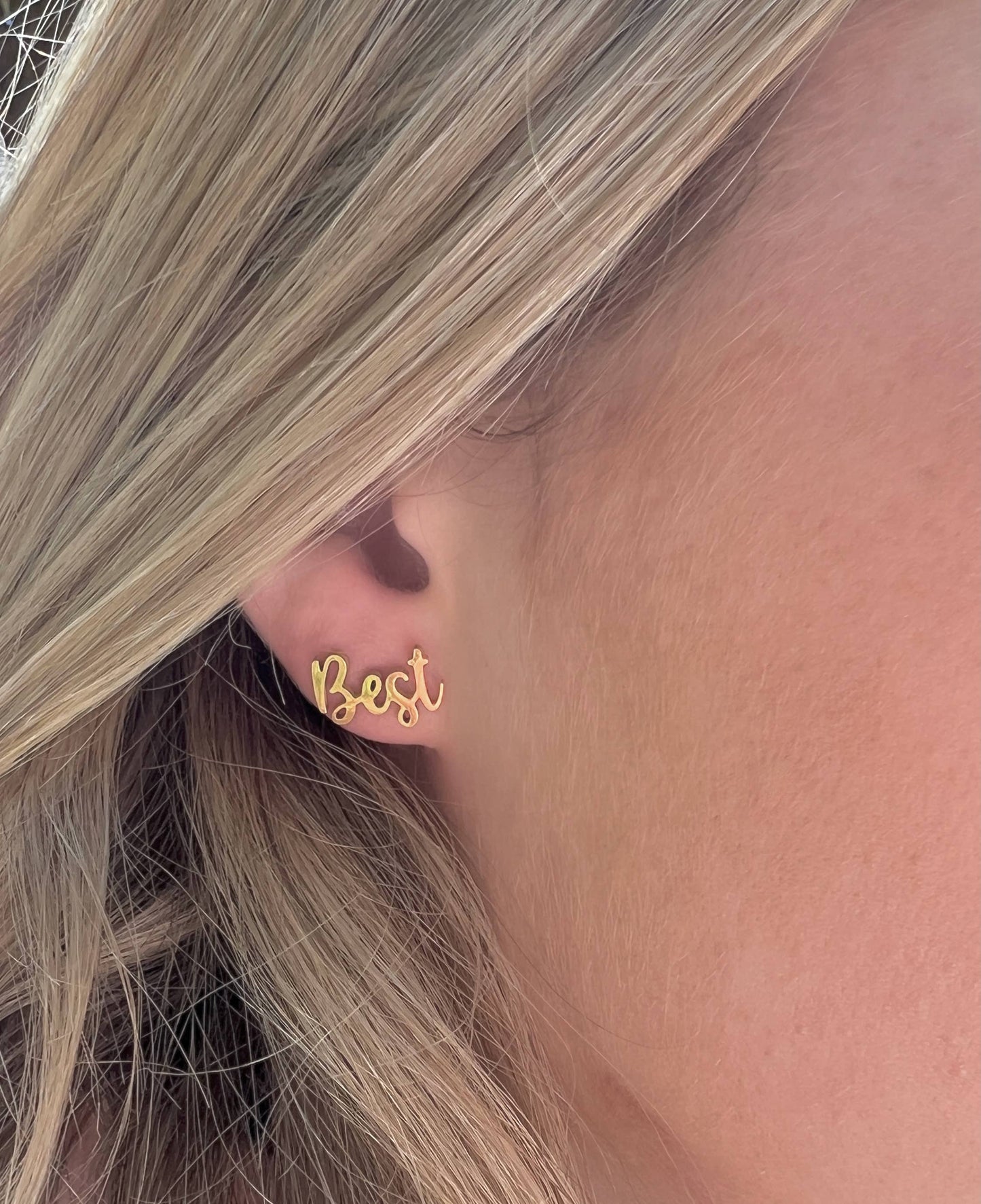"Best Mom" Earrings