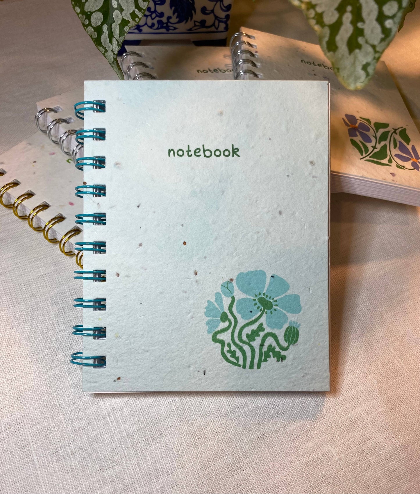 Plantable Notebook Blue Wildflower
