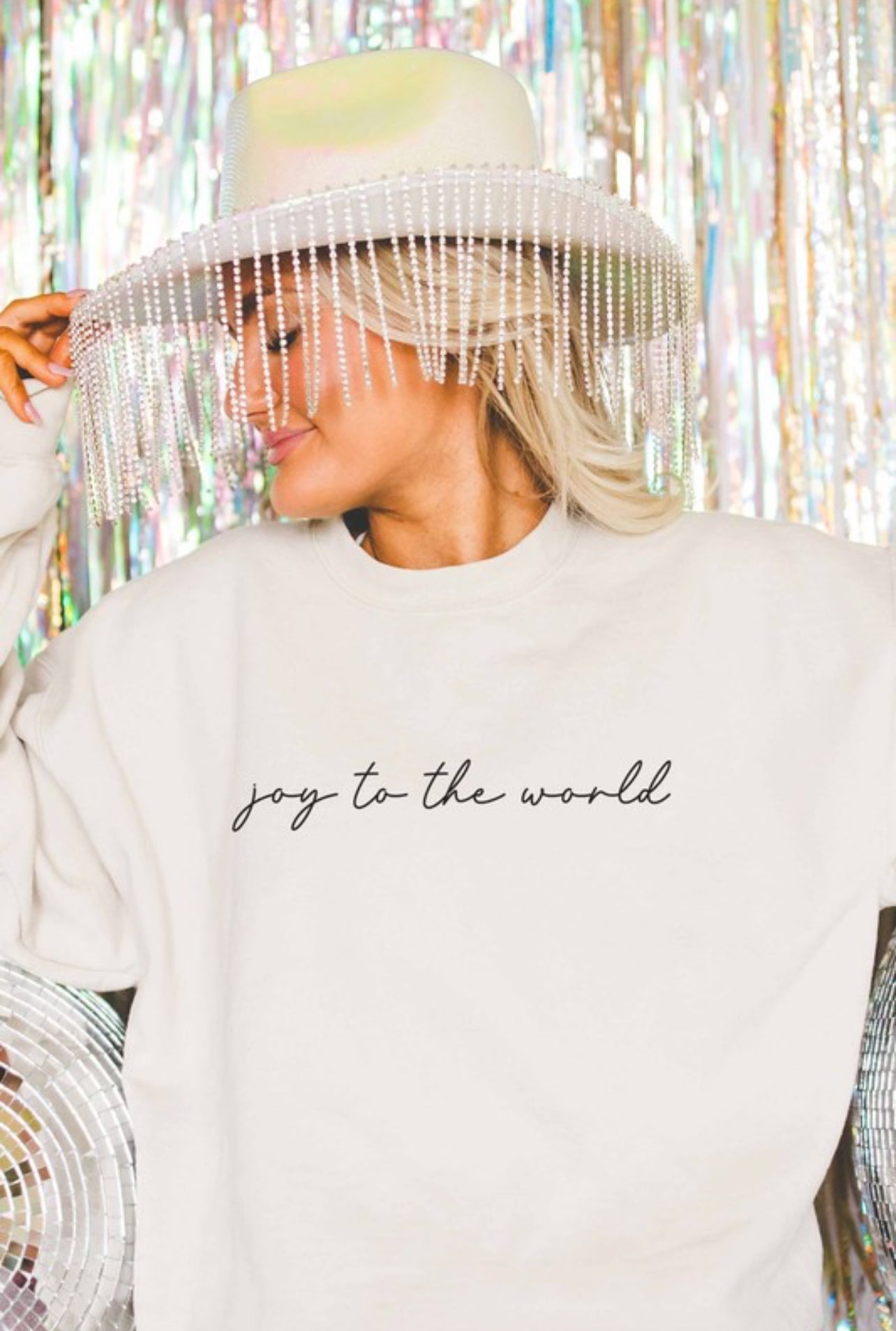 Joy To The World Oversized Crew