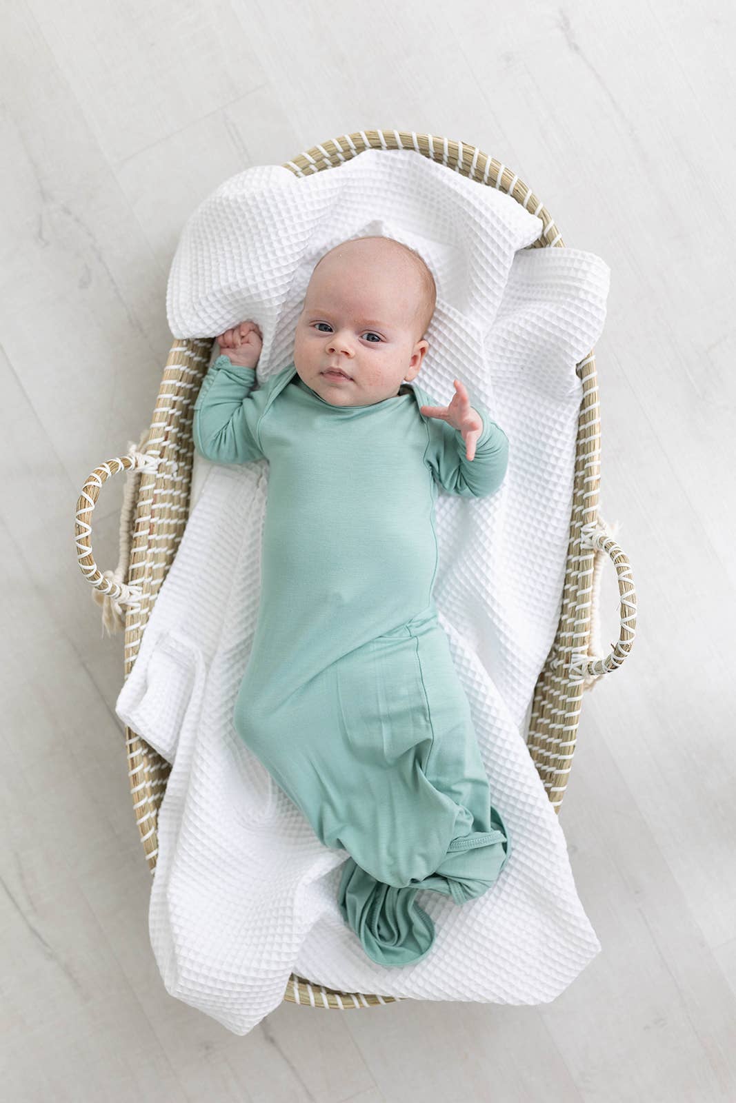 Newborn Gown and Hat Set