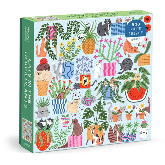 Cats In Houseplants 500 Piece Puzzle