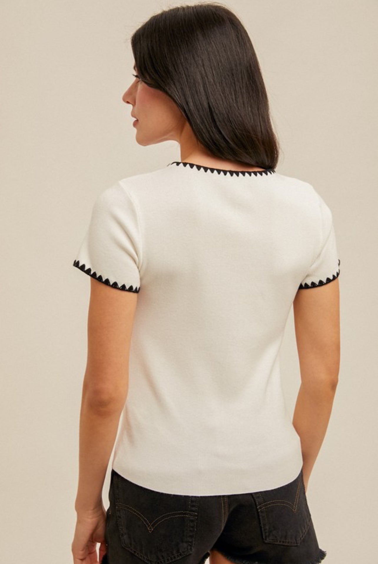 Split Decision Sweater Top