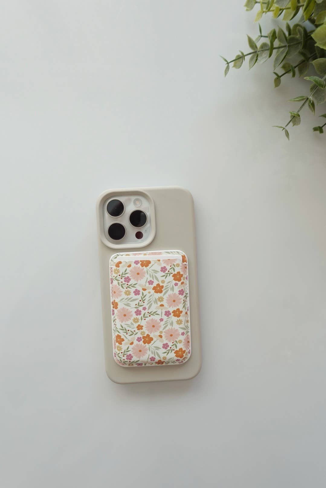 Magnet Phone Wallet, Iphone Magnetic Wallet, Magnet cash wallet: Black Ribbon Bow