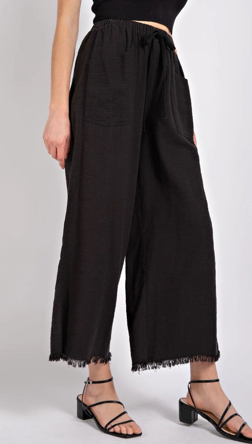 Watch Me Go Pants In Black