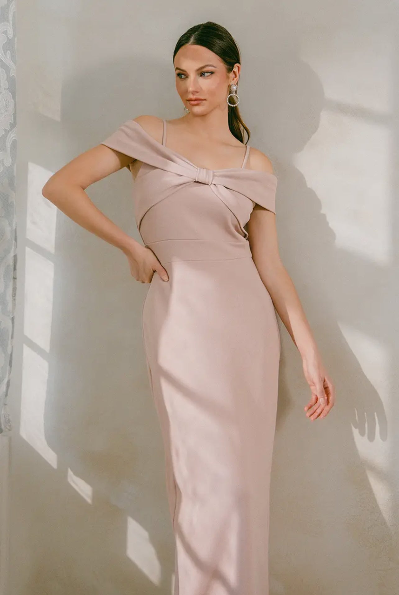 Sultry And Sophisticated Bow Dress