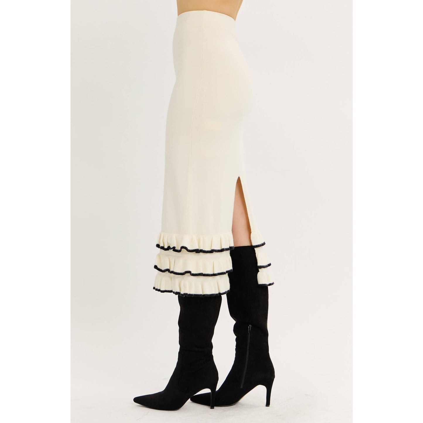 Bold Charmer Sweater Skirt