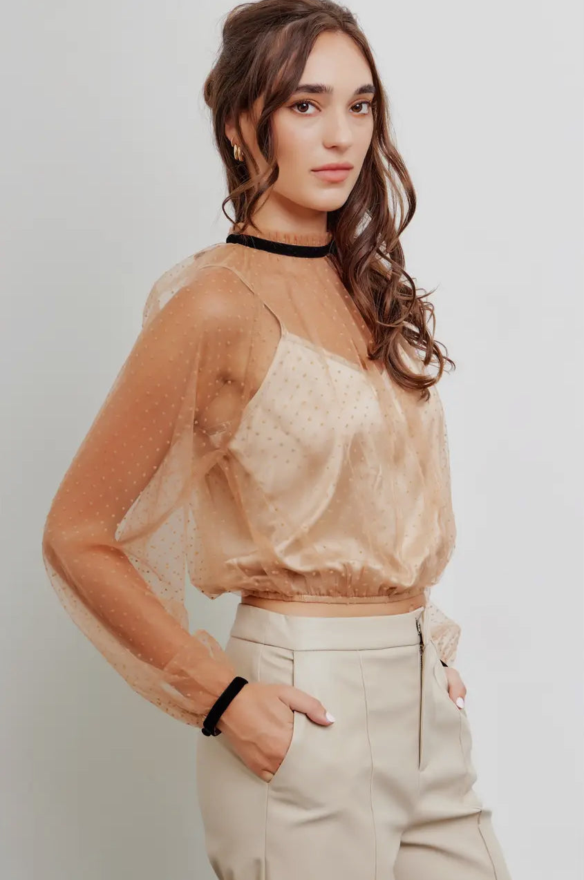 Romantic And Chic 2-In-1 Top