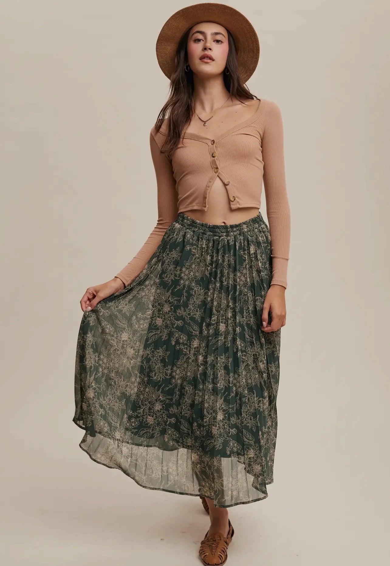 Leana Midi Skirt