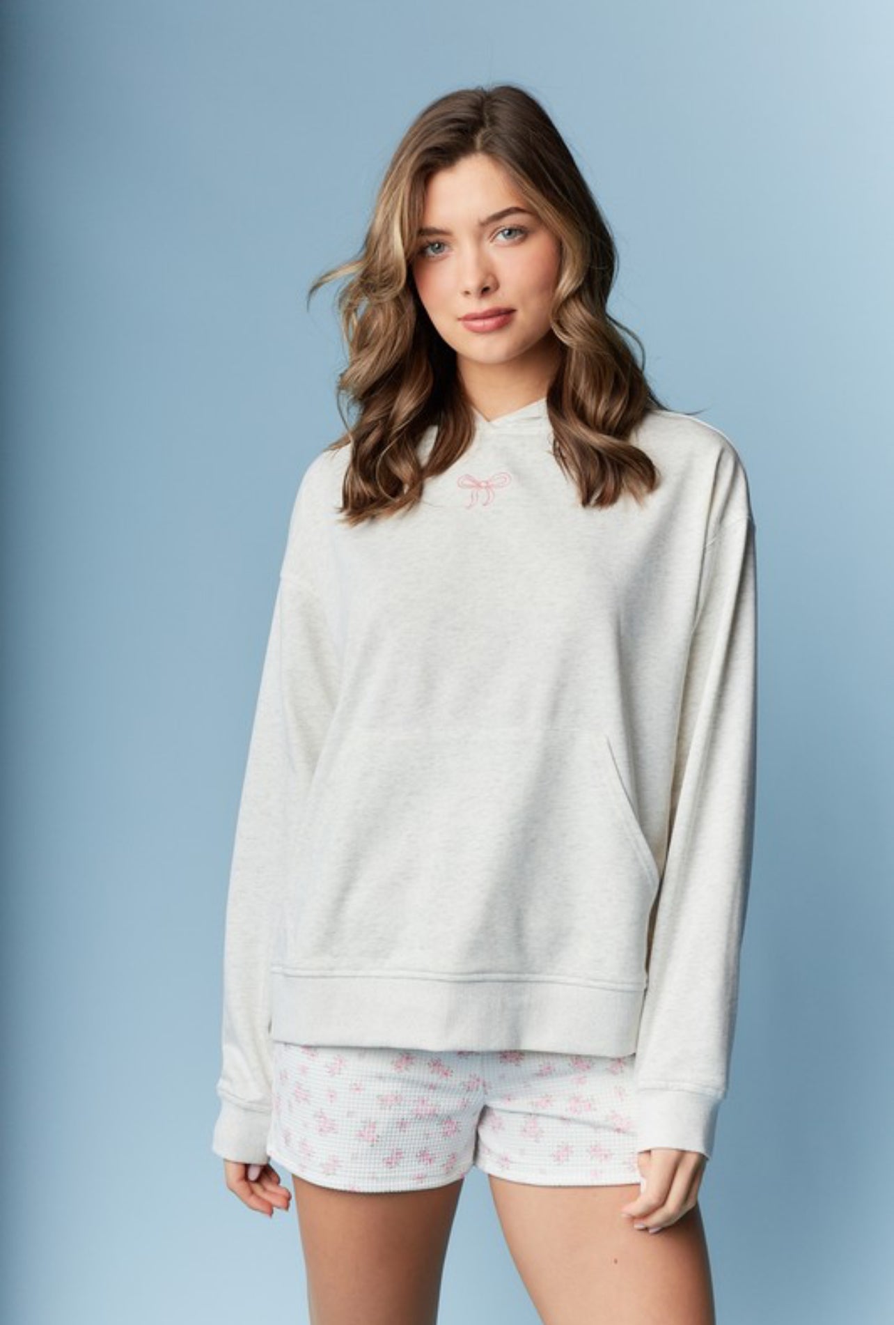 Pink Bow Hoodie