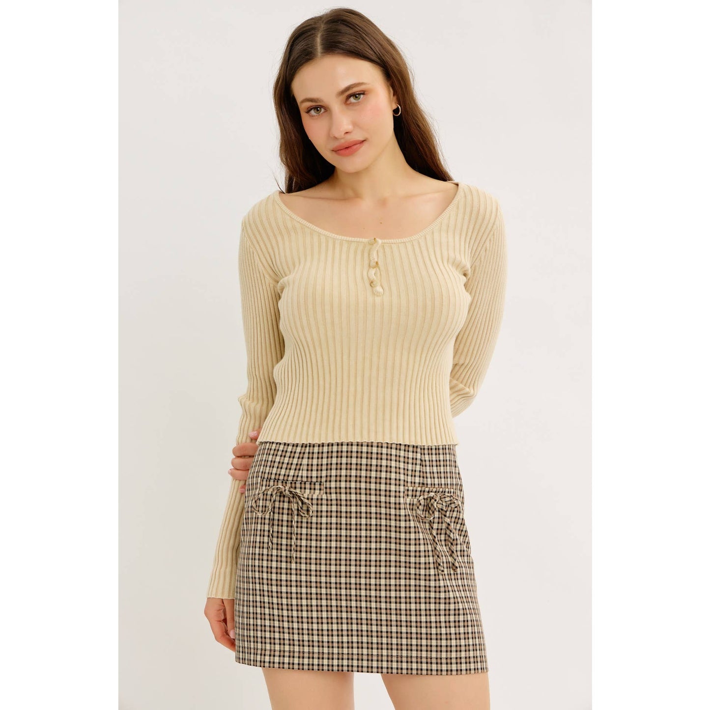 Preppy And Feminine Skirt
