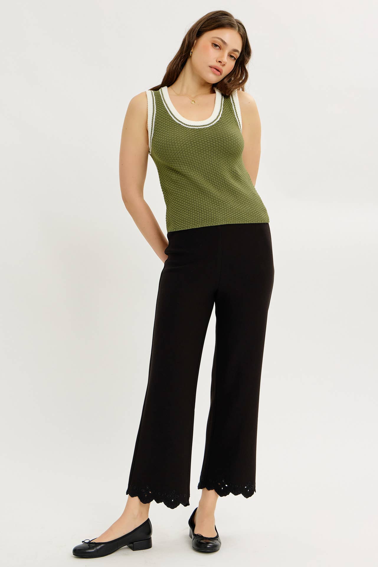 Eyelet Sophistication Pants