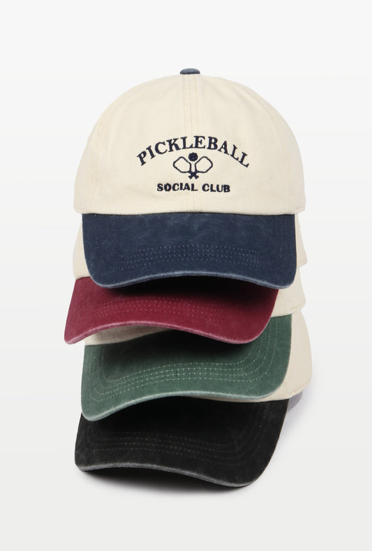 Pickle Ball Baseball Cap
