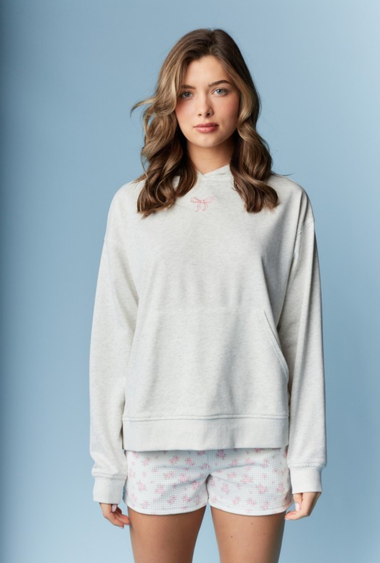 Pink Bow Hoodie