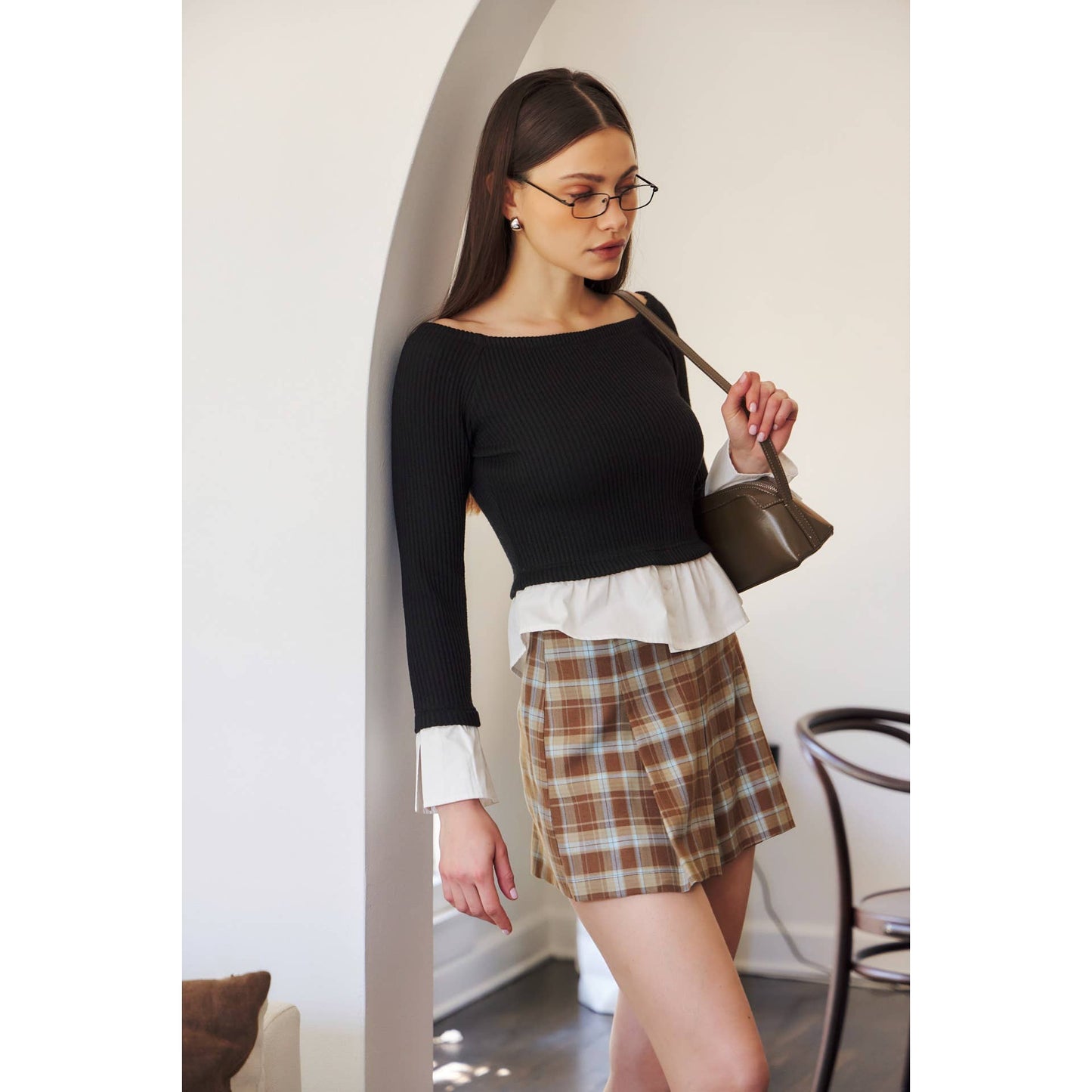 Preppy Minimalist Top