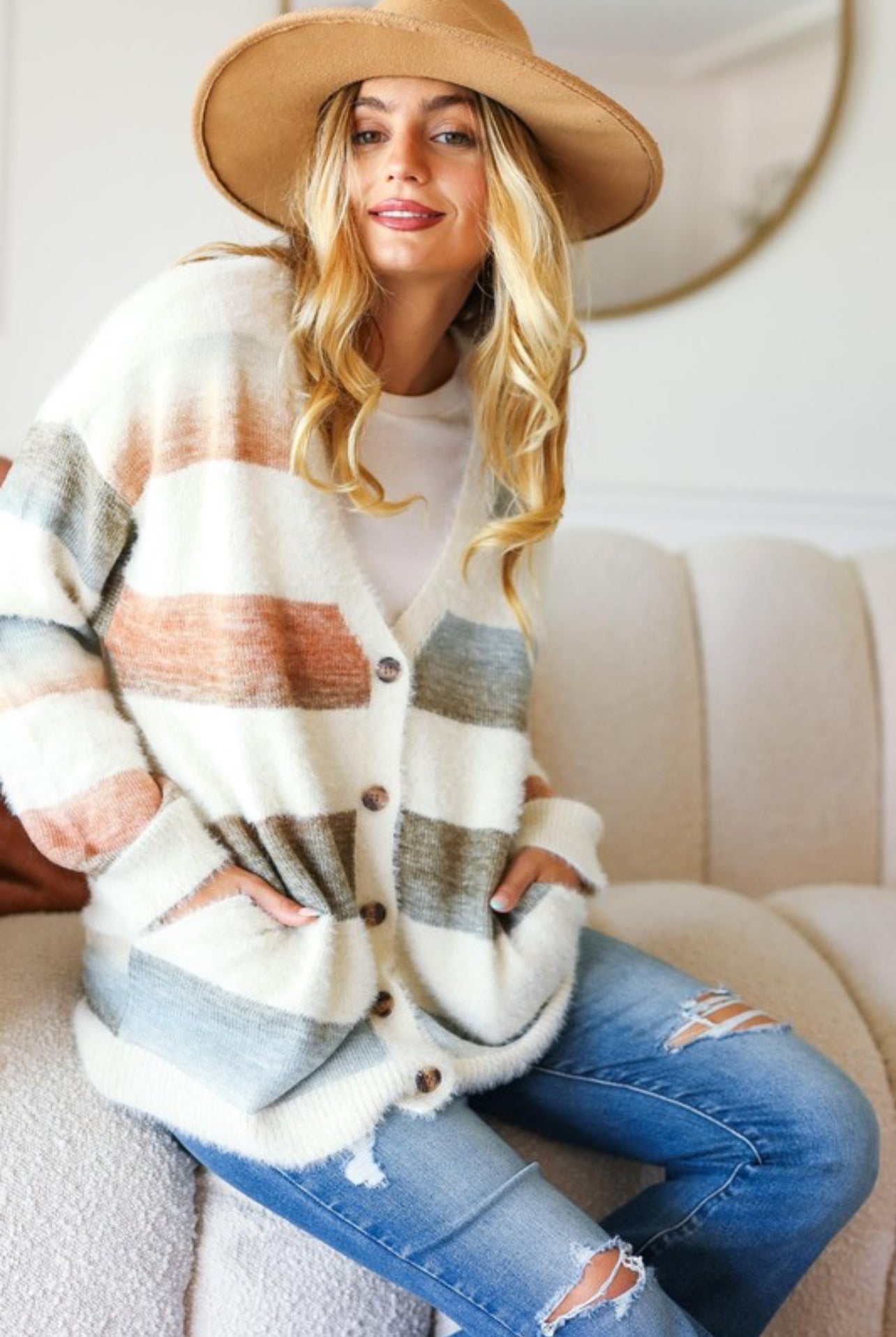 Luxe Interpretation Fluffy Cardigan