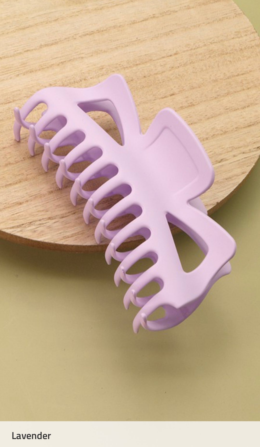 Acrylic Jumbo Claw Clip (Restock)
