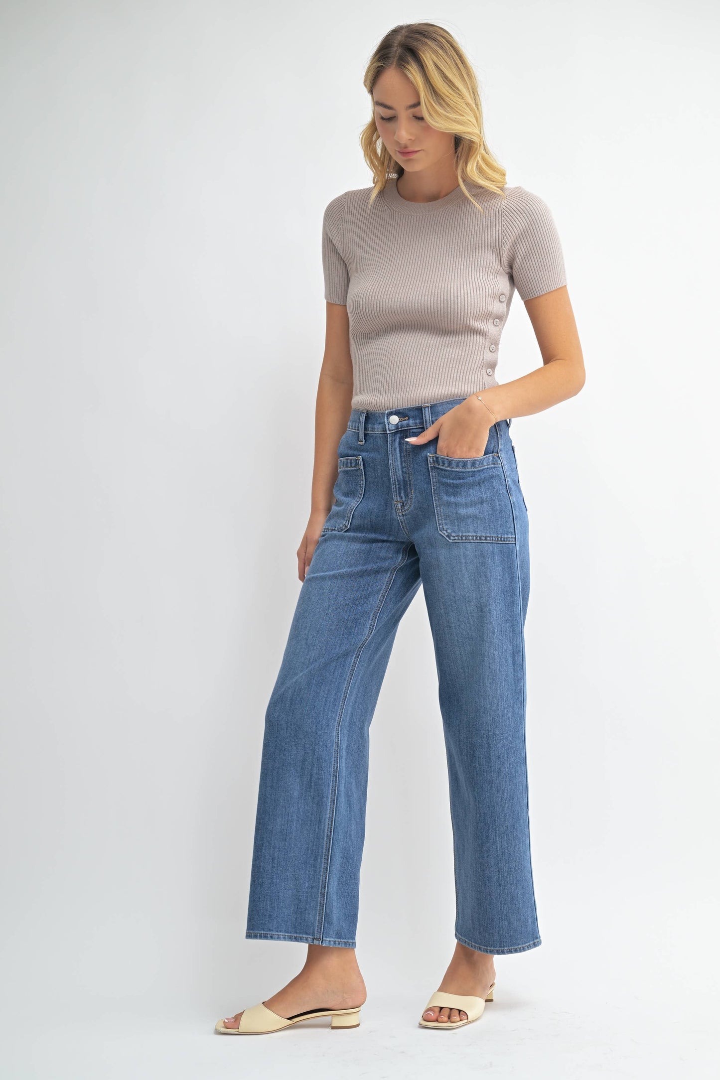 Eloise Patch Pocket Jeans