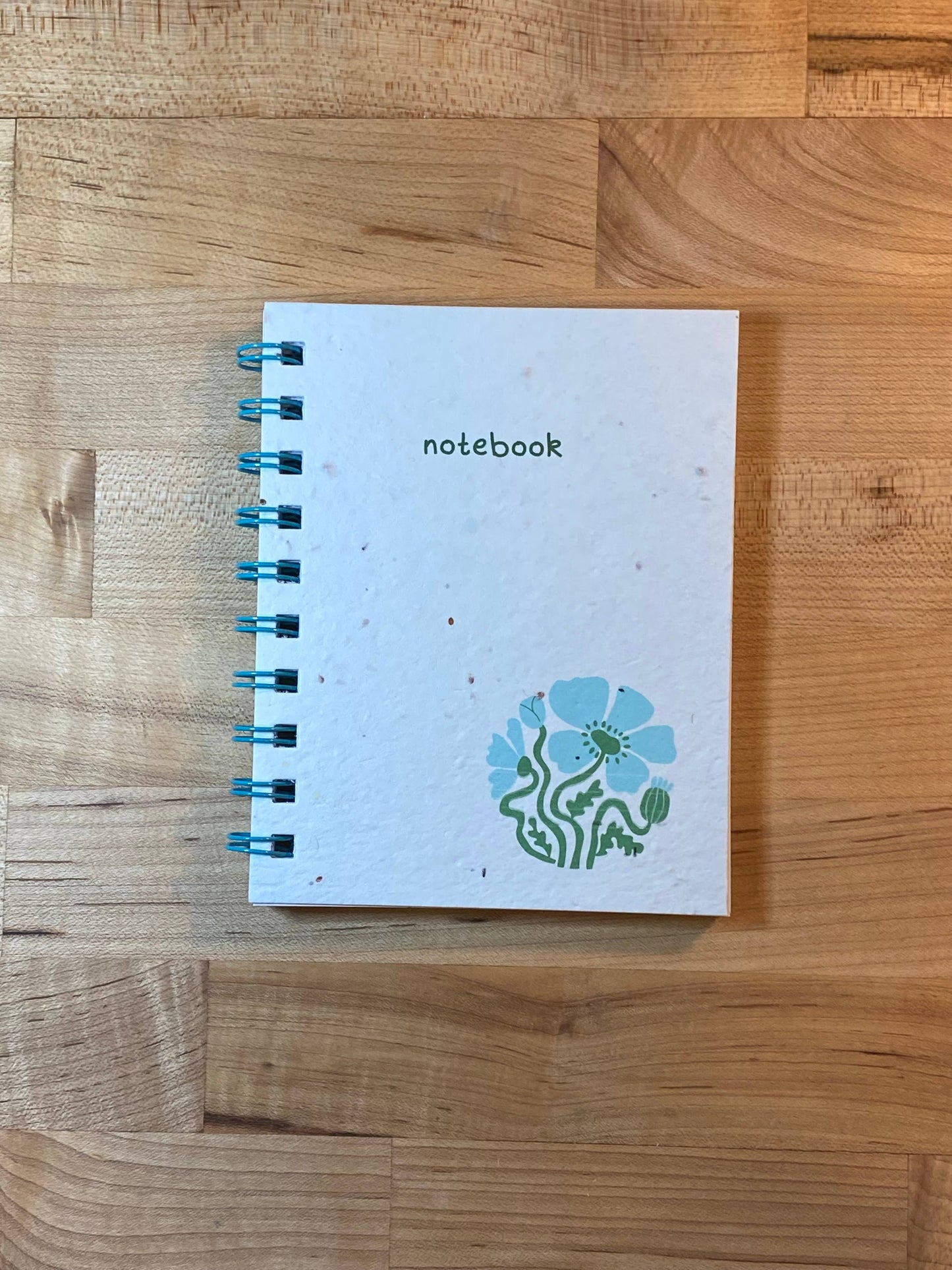 Plantable Notebook Blue Wildflower