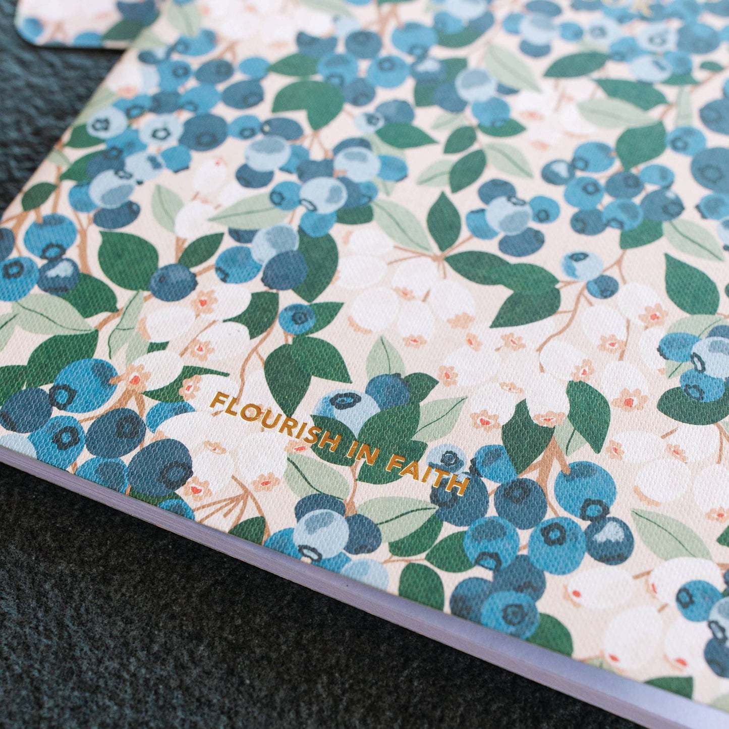 Blueberry Stitched Notebook