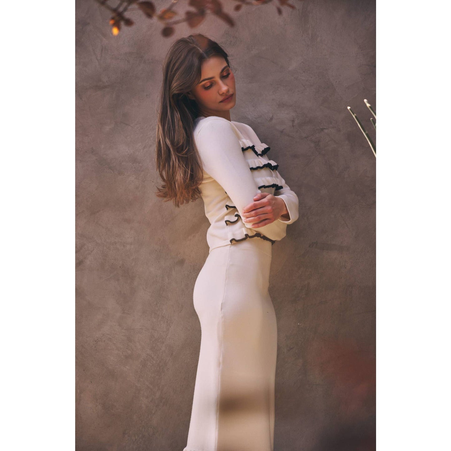 Bold Charmer Sweater Skirt