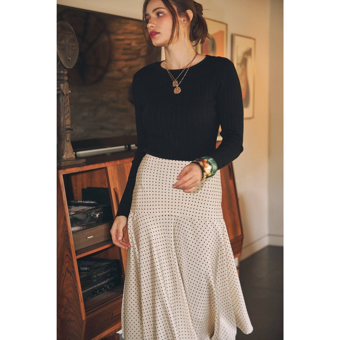 Quietly Striking Sweater Top
