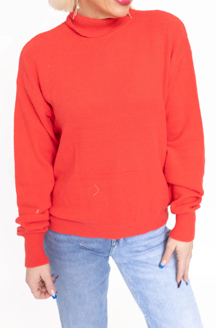 Model Status Sweater In Red