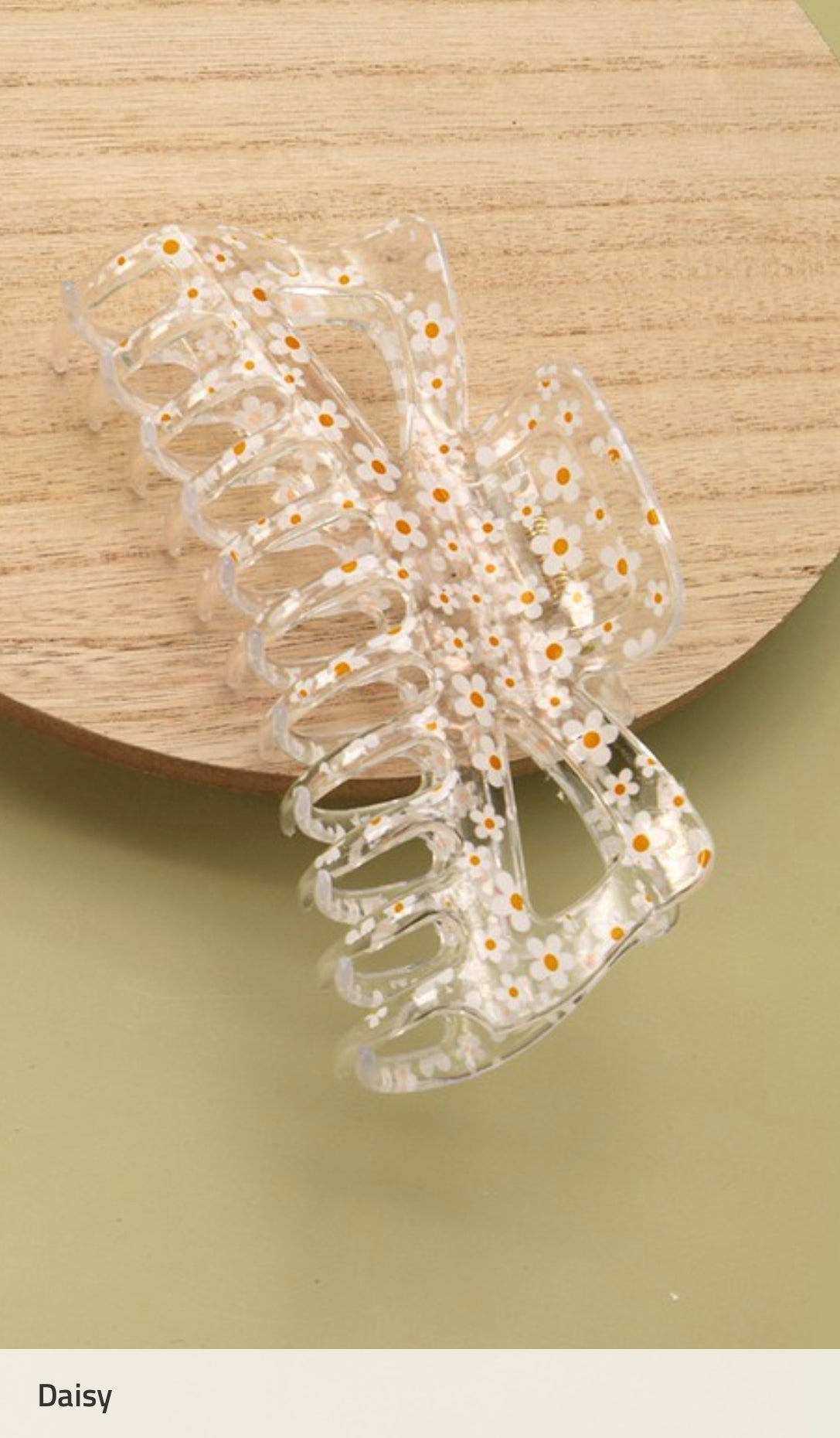 Acrylic Jumbo Claw Clip (Restock)