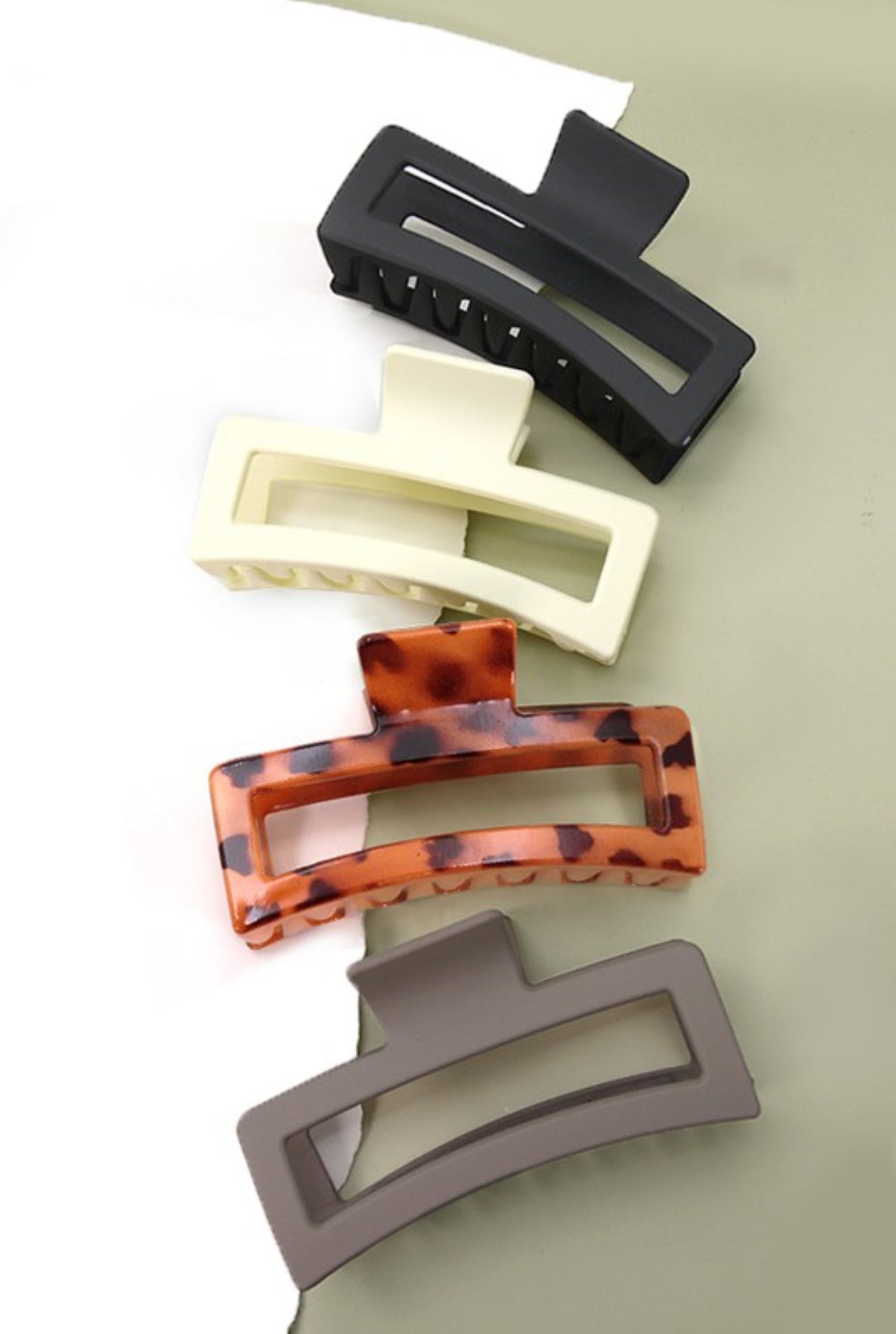 Nonslip Grip Jumbo Claw Clip