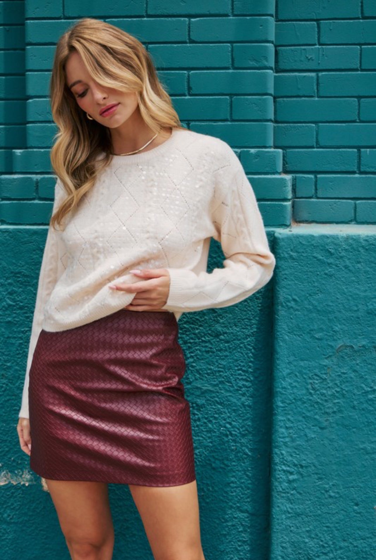 Forever Waiting In Sparkle Sweater