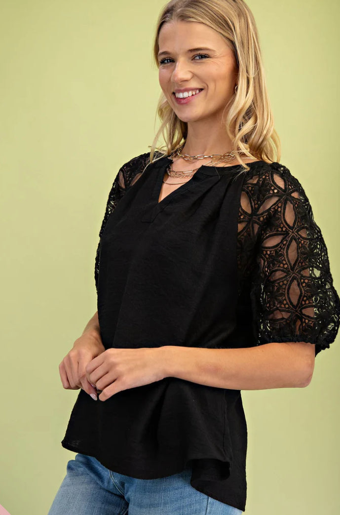 Ella Lynn Lace Blouse
