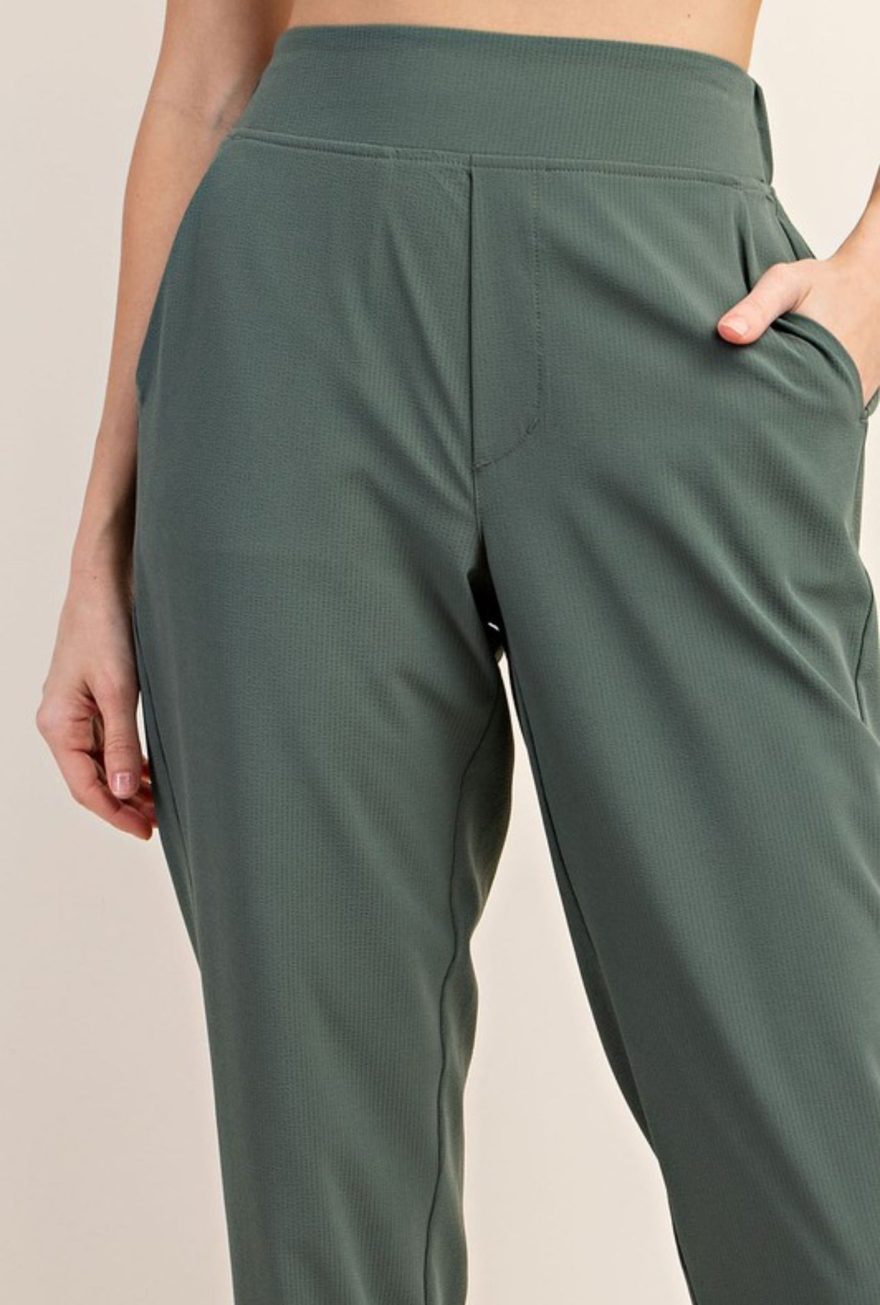 Meticulously Tailored Pants In Olive