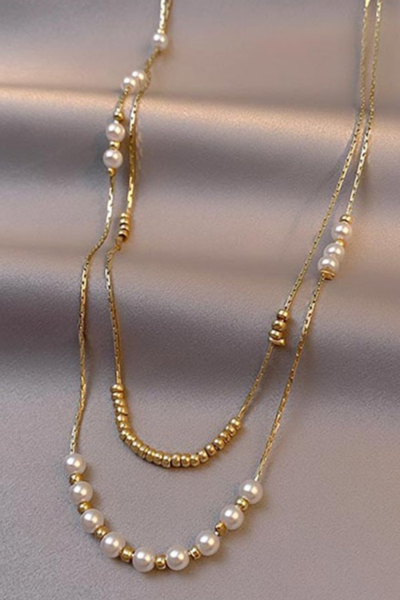 Queen Of Pearls Non-Tarnish Necklace