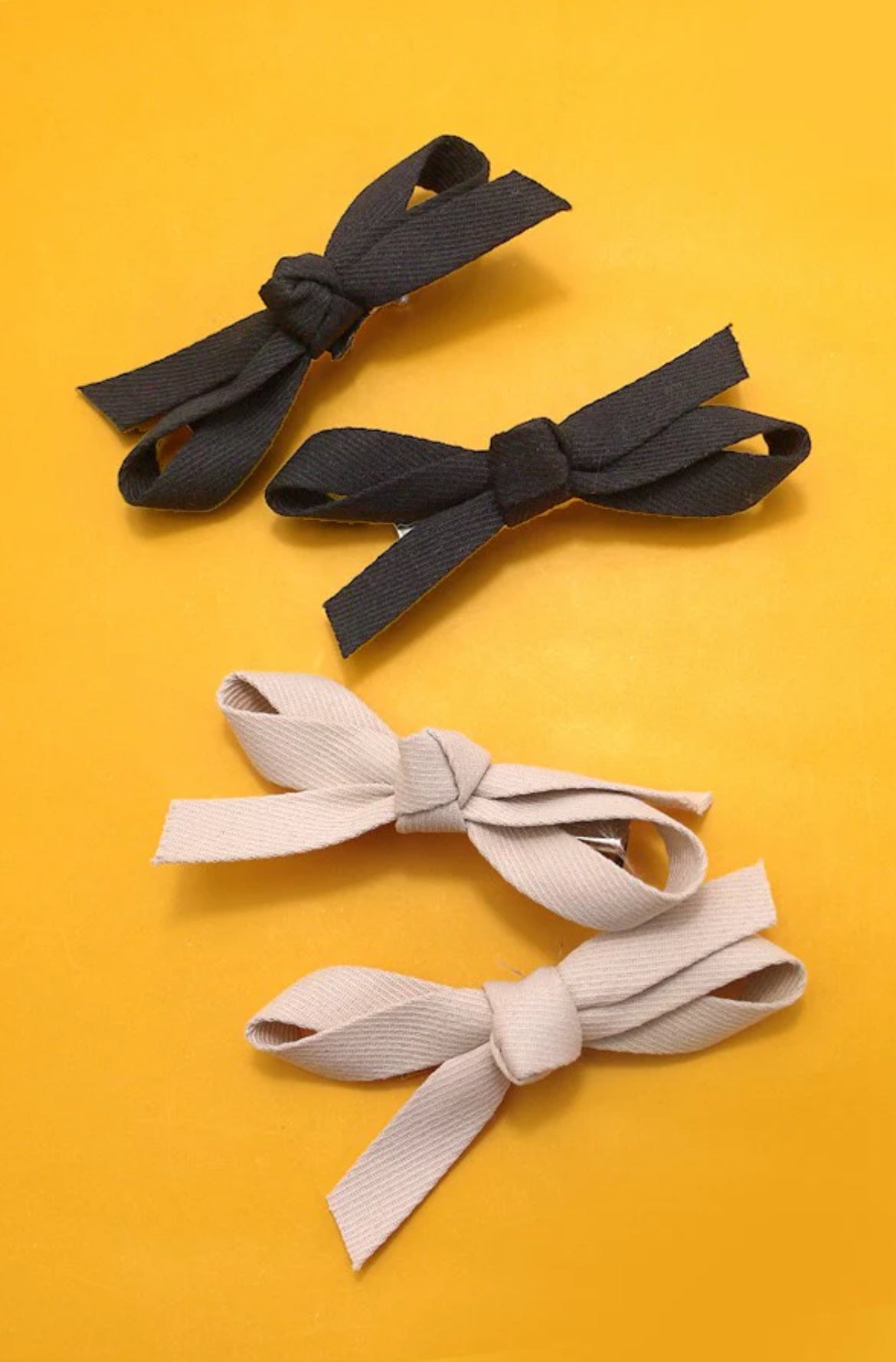 Chic Bow Hair Pin Pair
