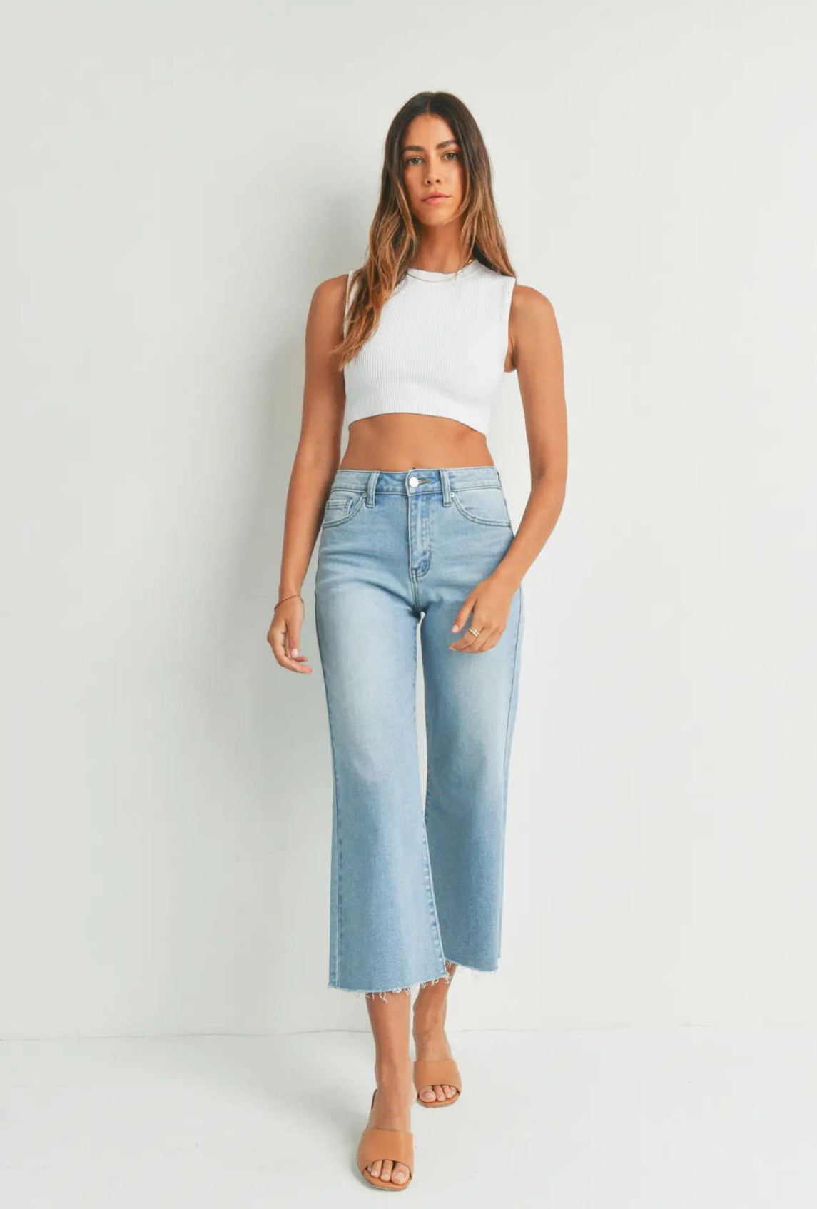 Verity HR Jeans In Lt. Wash