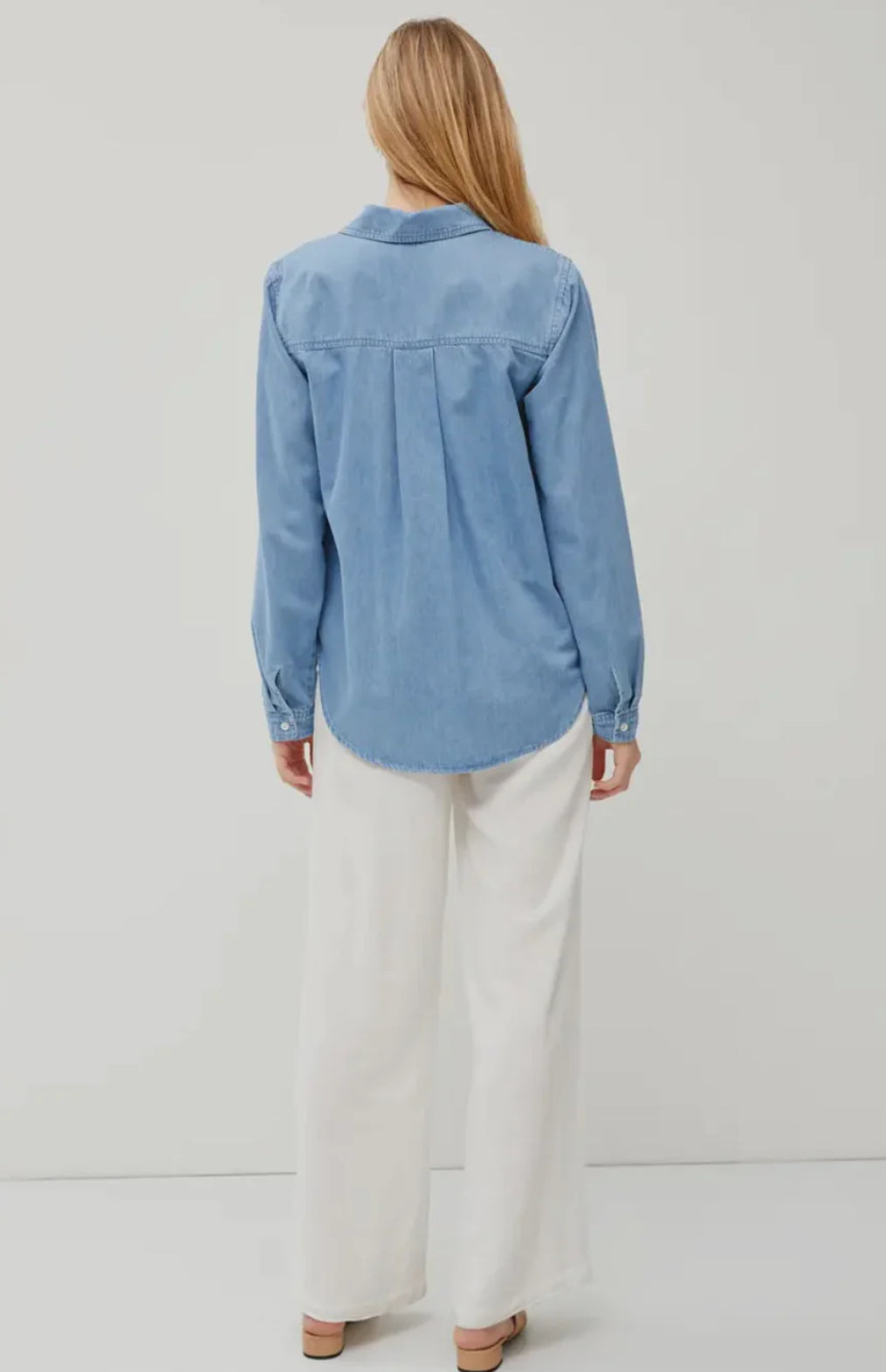 Perfect Layer Tencel Button Down Shirt