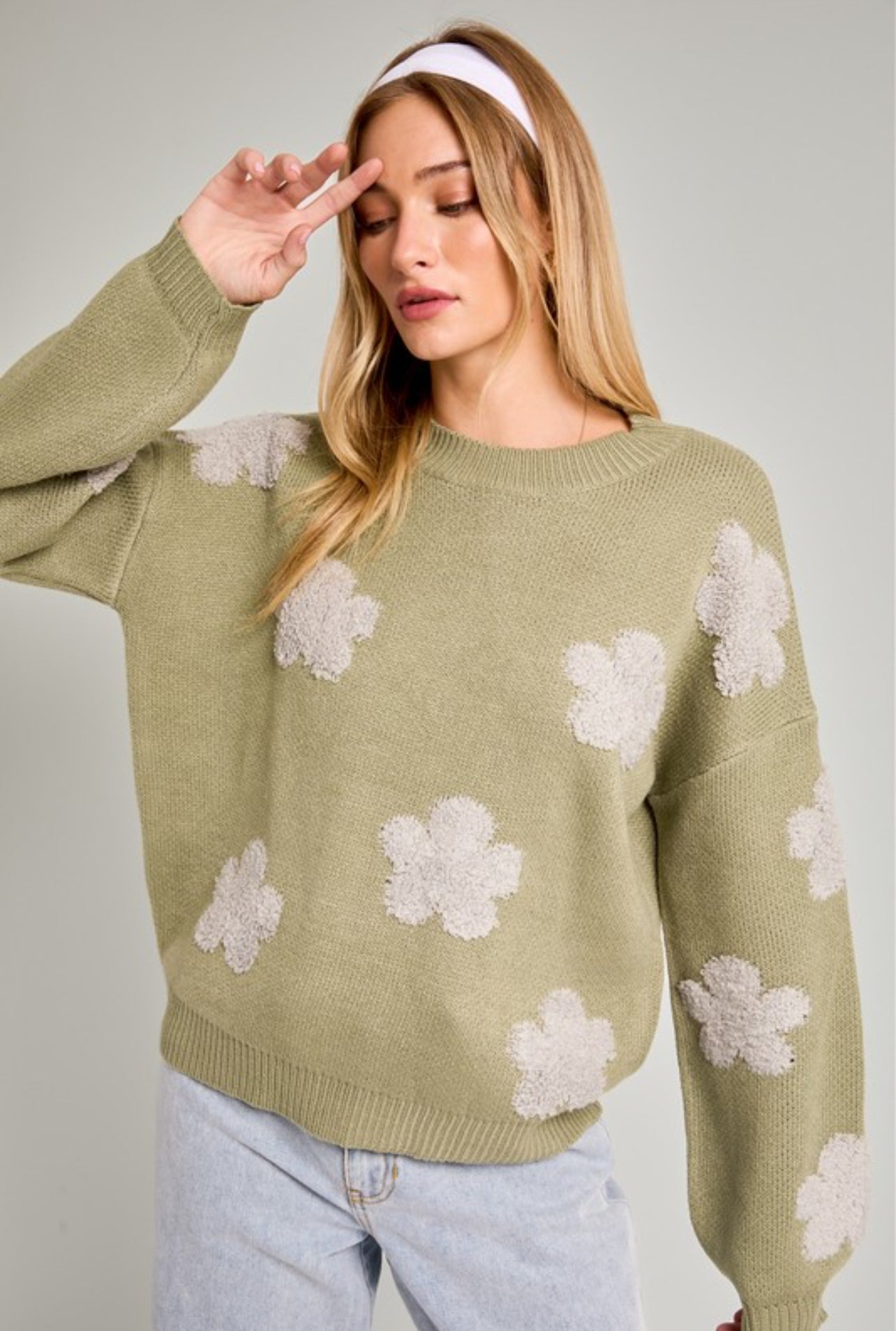 CCC 3D Flower Sweater