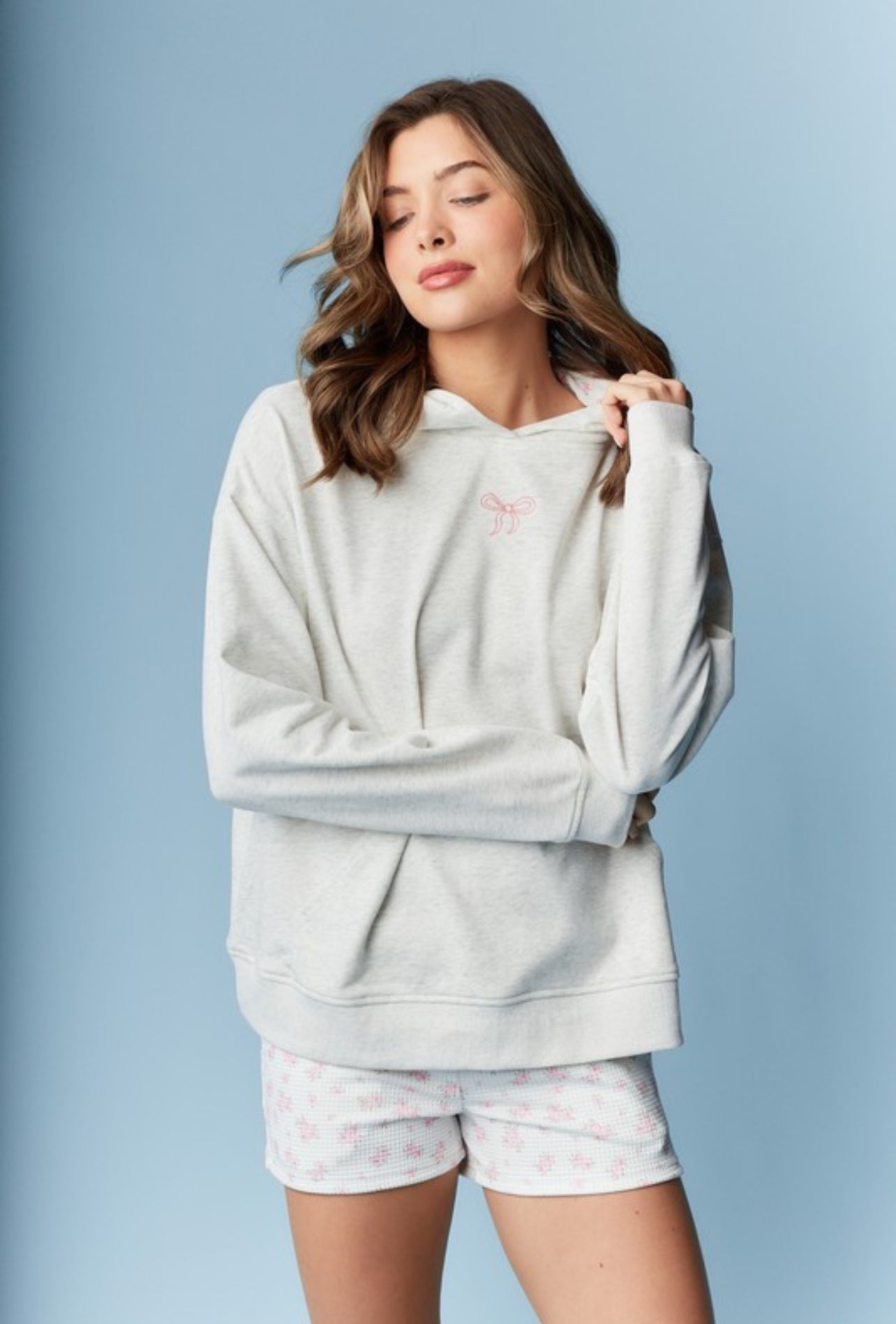 Pink Bow Hoodie